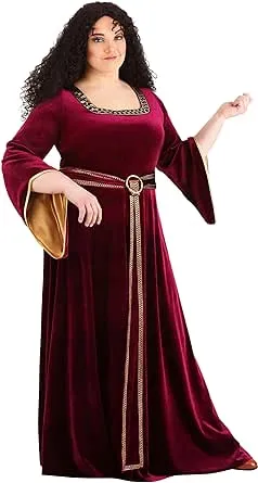 Plus Size Tangled Mother Gothel Costume