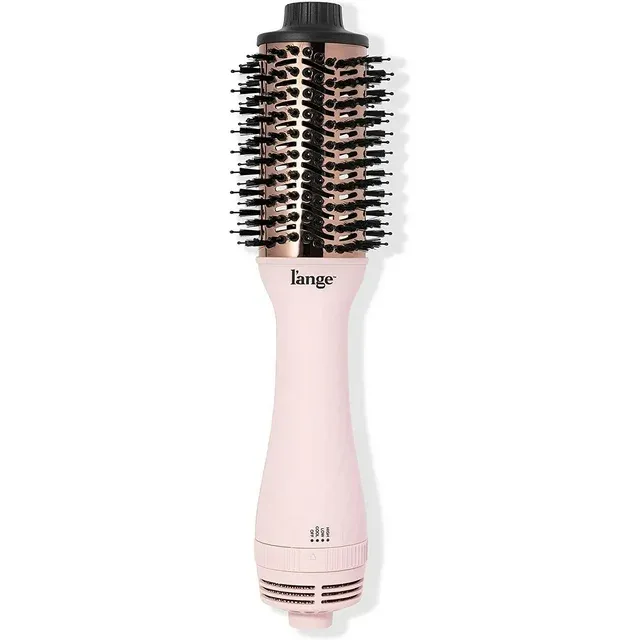 L'ANGE HAIR Le Volume 2-in-1 Titanium Blow Dryer Brush Hot Air Brush in One with Oval Barrel