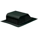 Air Vent 85282 50 Sq. in. NFA Aluminum Slant-Back Roof Louver Static Vent in Black (Sold in Carton of 6 Only)