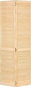 Kimberly Bay Louvered Wood Primed Bi-Fold Door