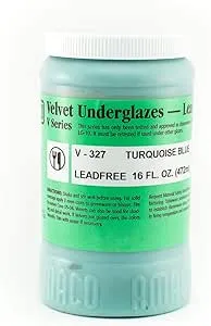 AMACO Velvet Underglaze Pint Turquoise