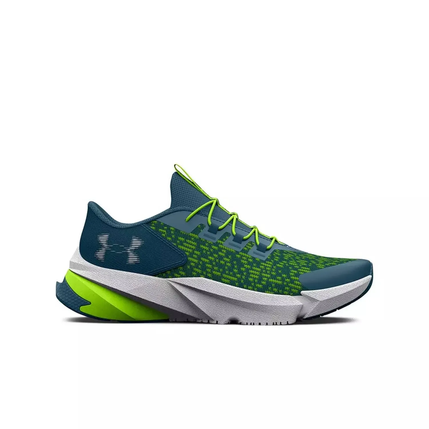 Under Armour Boys' Pre-School Scramjet 5 Al Running Shoes - Blue, 2