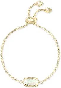 Kendra Scott Elaina Bracelet Gold Dichroic Glass