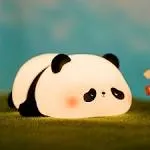 Vtiger Panda Night Light For Kids Rechargeable LED Touch Cute Lamp Food