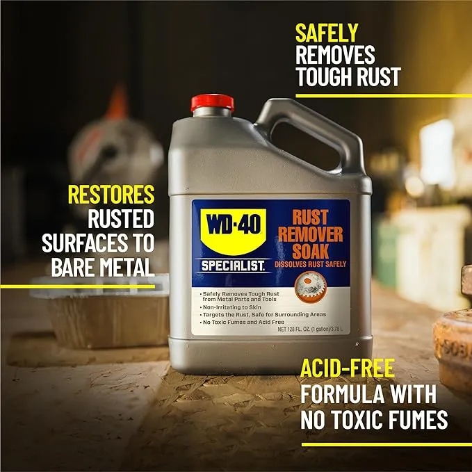 WD-40 Specialist Rust Remover Soak, One Gallon