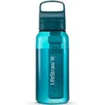 LifeStraw Go Water Bottle with Filter-1L-Laguna Teal