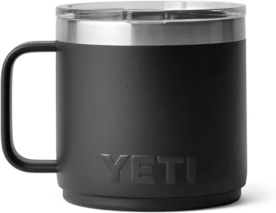 YETI Rambler 14 oz Stackable Mug, Vacuum Insulated, Stainless Steel with MagSlider Lid