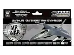 Vallejo Usaf Colors Gray Schemes from 70's to Present