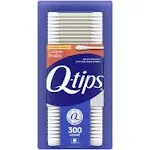 Q-tips Cotton Swabs Anti-Bacterial 300 ct