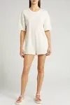 Free People Movement Hot Shot Tee Romper Bleached Clay / S