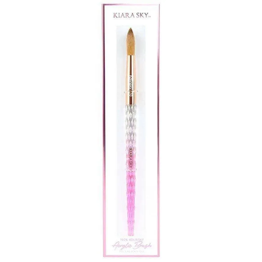 Shop Pink Acrylic Brush By Kiara Sky Online Now