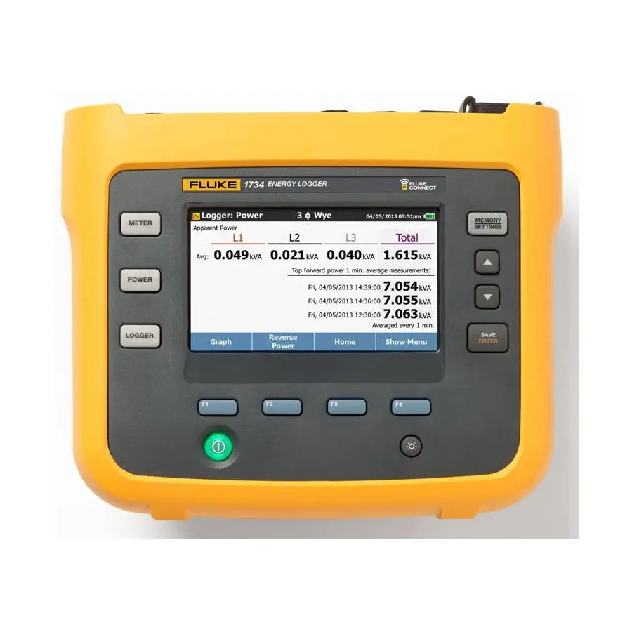 Fluke 1734/EUS Three Phase Electrical Energy Logger