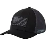 Columbia PFG Mesh Fish Flag Ball Cap - S/M - Black