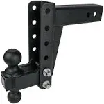 Bulletproof Md256 Adjustable 2.5&#034; Medium Duty 6&#034; Drop/Rise Trailer Hitch, 14,000