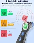 Forehead Thermometer for Adults and Kids No-Touch Digital Infrared Th