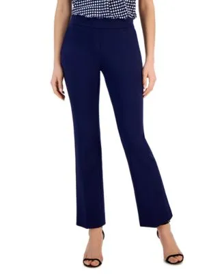 Anne Klein
Women's Mid-Rise Pull-On Slash-Pocket Pants