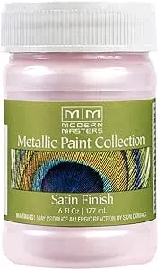 Modern Masters ME246-06 Metallic Paint, Rose 6 Ounce