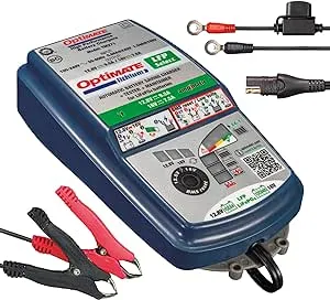 Optimate Lithium LFP Select, TM271v2, 10-Step 12.8V 9.5A / 16V 7.5A High Performance Battery-Saving Charger and Maintainer