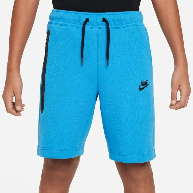 Nike Junior Tech Fleece Short - Blue - Size S/B