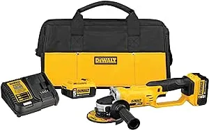 DeWalt DCG412P2 20V MAX* Lithium Ion Grinder Tool Kit