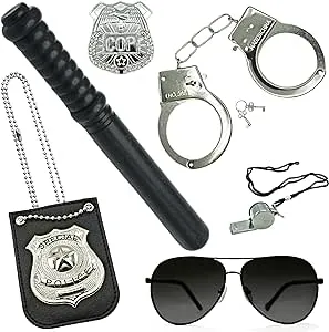 4E's Novelty Police Accessories 6 Pcs Set