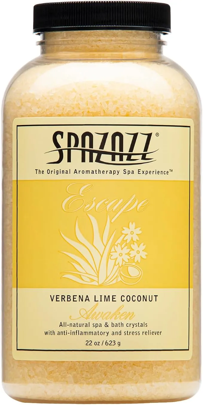 Spazazz 7377C Spa and Bath Crystals, Lime Coconut , 22 Ounce