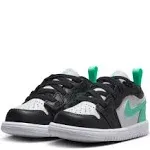 Jordan 1 Low Alt Toddler Boys' White/Black/Green Glow Shoes, Size: 7, Leather