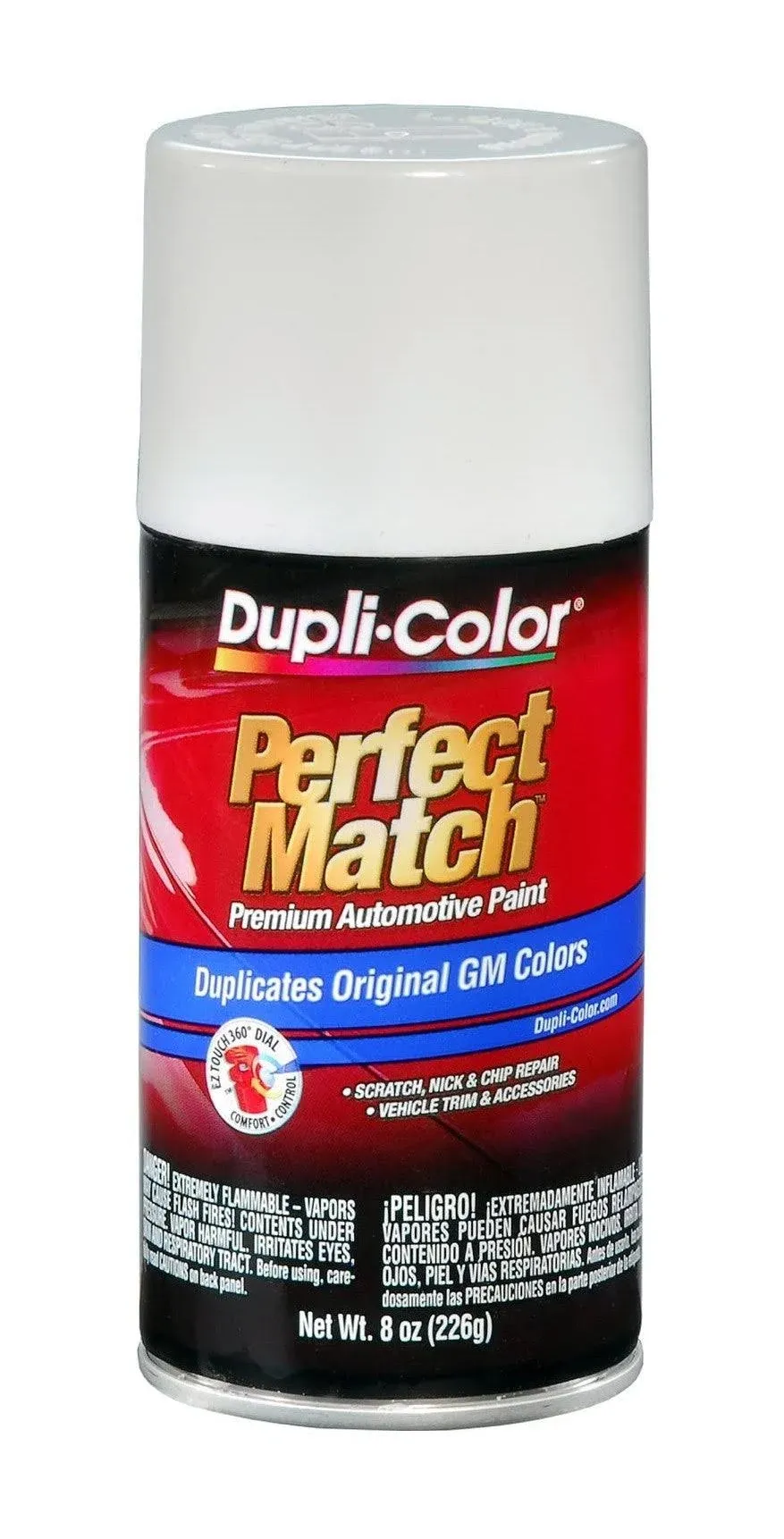 Dupli-Color BGM0434 General Motors Exact-Match Automotive Paint; Olympic White; 8 oz. Aerosol