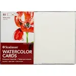 Strathmore Cards & Envelopes 5"X6.875" 50 Pkg Watercolor