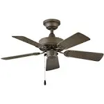 Hinkley Cabana 36" Ceiling Fan - Metallic Matte Bronze - 901836FMM-NWA