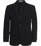 J.Crew Crewcuts Boys $268 Ludlow Suit Jacket Italian Wool Black Size 12 18477