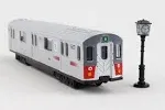 Daron MTA Diecast Subway Car Silver Medium 