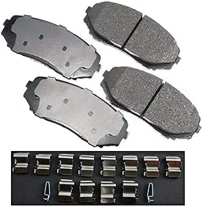 Akebono ACT1258 ProACT Ultra-Premium Ceramic Brake Pad Set