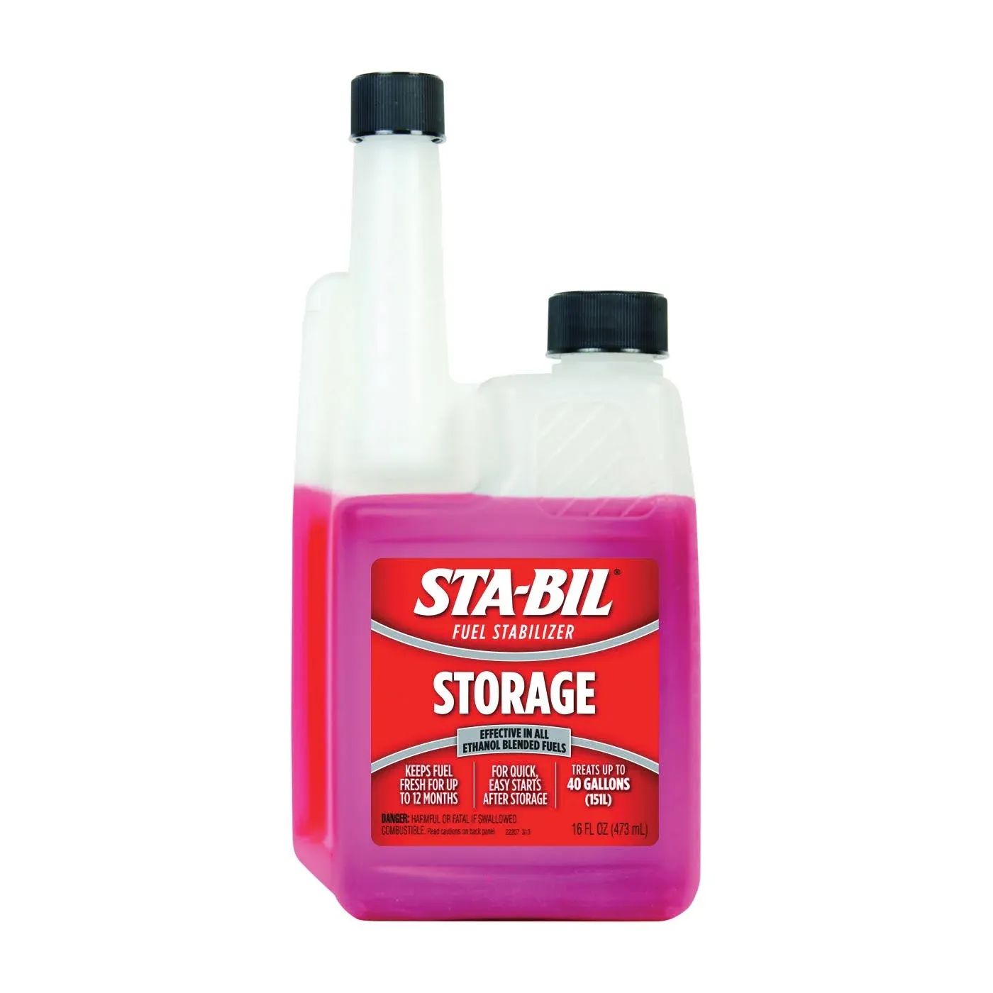 STA-BIL Storage Fuel Stabilizer - Keeps Fuel Fresh for 24 Months - Prevents Corrosion - Gasoline Treatment That Protects Fuel System - Fuel Saver -