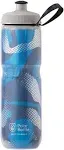 Polar Bottle 24oz SPORT CONTENDER INSULATED BOTTLE BLUE/SILVER