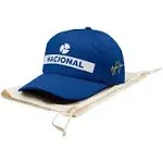 Ayrton Senna Replica Nacional Cap with Bag - Blue - One Size