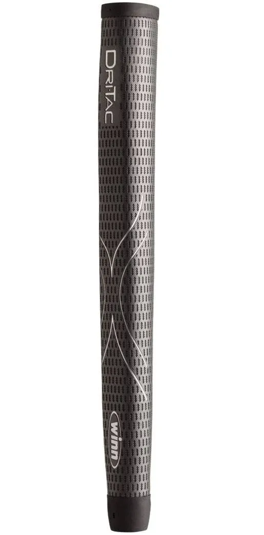 NEW Winn Dri-Tac Dark Grey Midsize Pistol Golf Putter Grip 68DT-DG