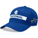 Ayrton Senna Replica Nacional Cap with Bag - Blue - One Size