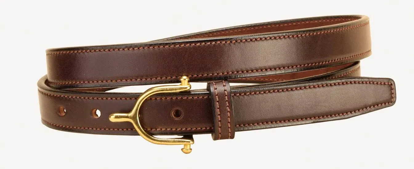 Tory Leather Spur Buckle Belt