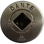 Dante FP-GV-PTR Floor Plate for Globe Valve, Pewter