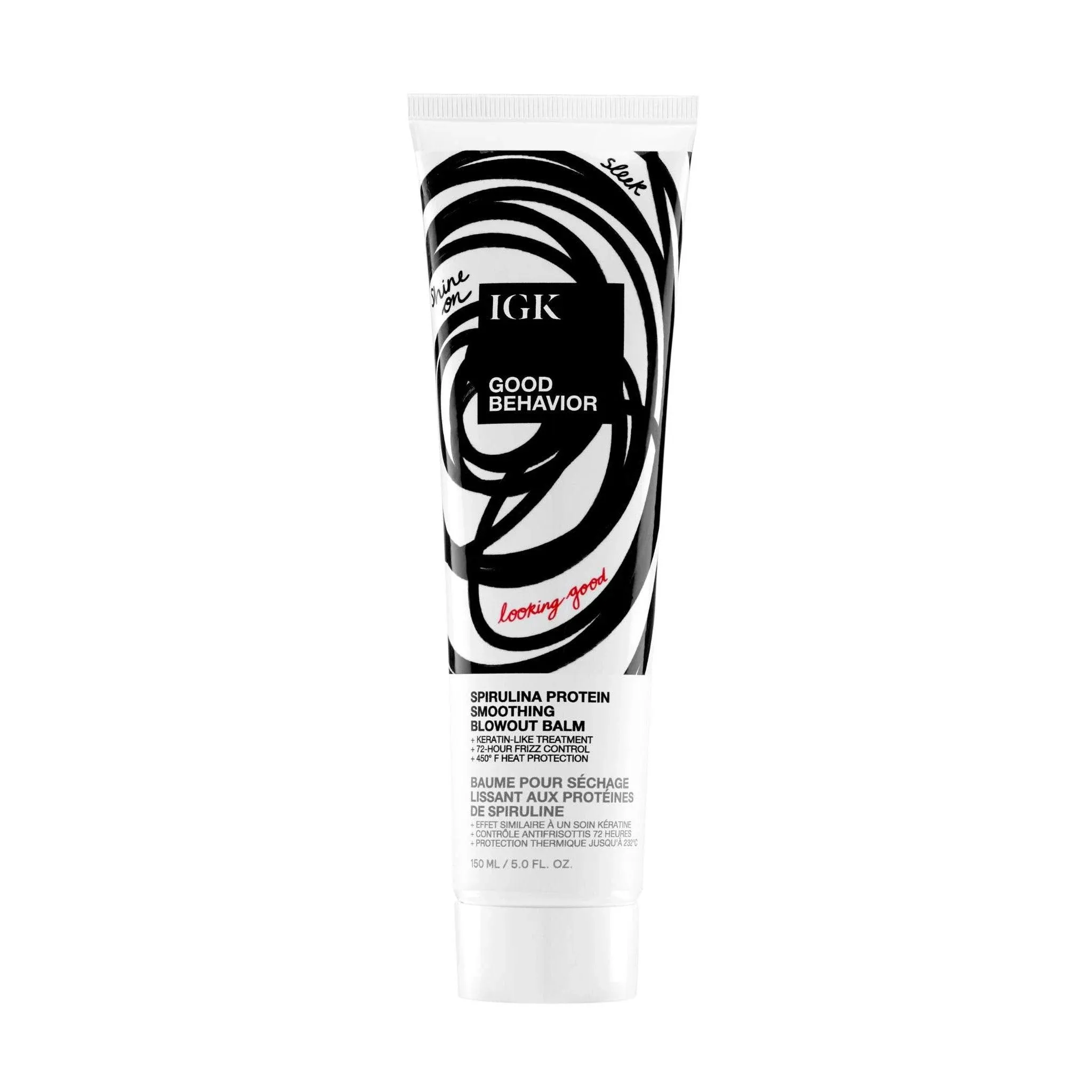 IGK Good Behavior Spirulina Protein Smoothing Blowout Balm