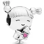 PANDORA Girl with Pigtails Charm - 798016EN160