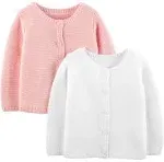 Simple Joys by Carter's Baby 2-Pack Neutral Knit Cardigan Sweaters