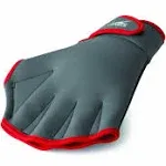 Speedo Aqua Fitness Gloves Large Charcoal Red