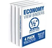 Samsill Economy Round Ring View Binder