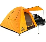 Trekway SUV Instant Dome Camping Tent w/Attachment | 9&#039; x 9&#039; | Sleeps Up to 7