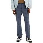 Levi’s Men’s XX Chino EZ Taper Stretch Plaid Drawstring Pants Blue Size Small