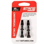 Stan's NoTubes Alloy Tubeless Valve Stems Black 35 mm