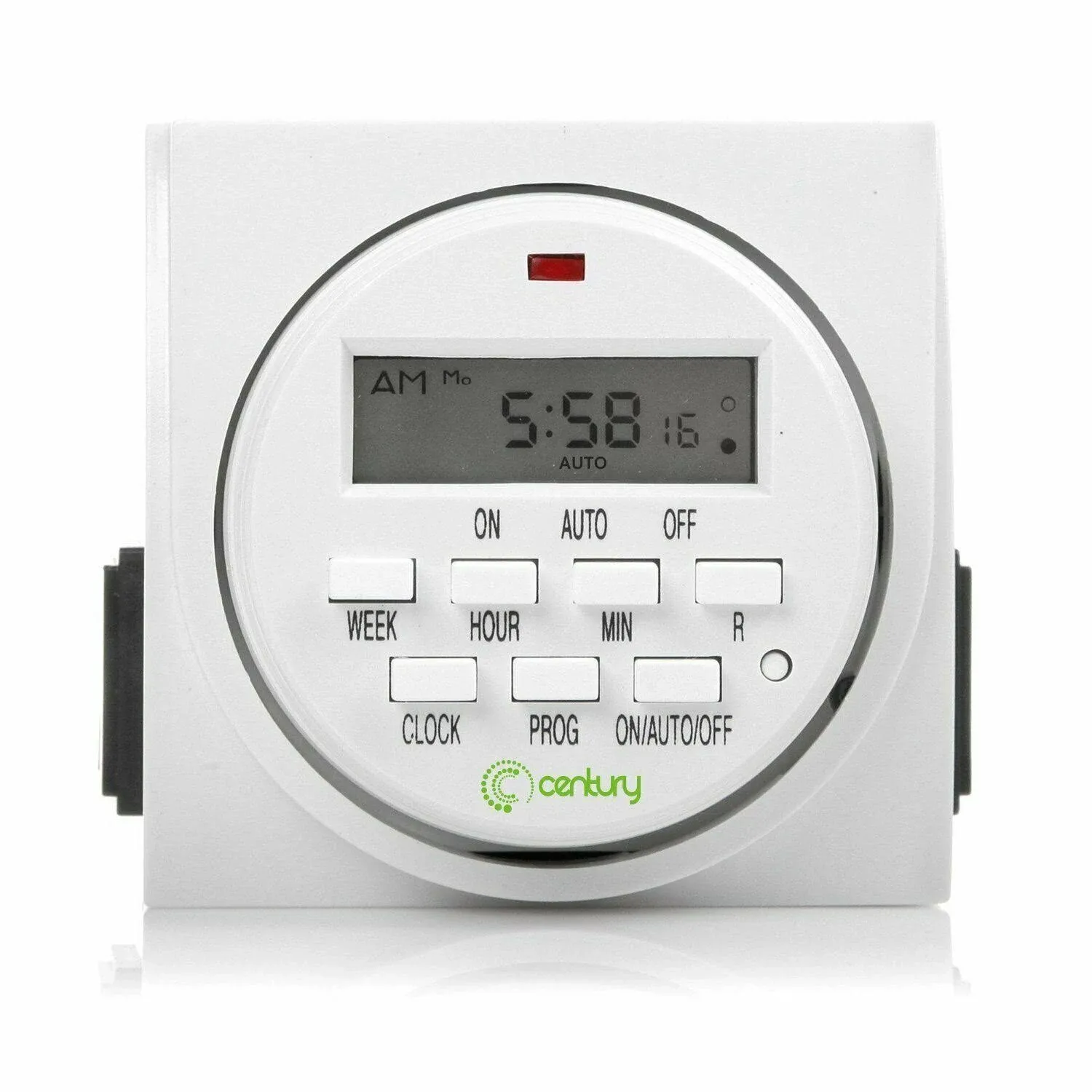 BN-LINK 7 Day Heavy Duty Digital Programmable Timer, FD60 U6, 115V, 60Hz, Dual Outlet, Indoor, For Lamp Light Fan Security UL Listed