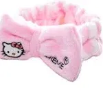 The Creme Shop - Plush Spa Headband Hello Kitty (Pink Stripe)